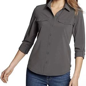 New with tags!Women's Eddie Bauer Departure 2.0 Long Sleeve Button-Up Shirt- S
